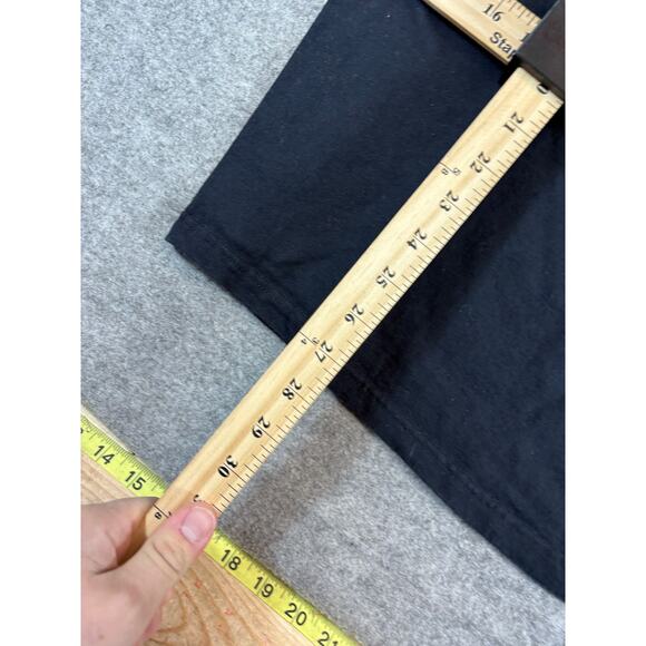 VTG 90s Jesus Rocks Shirt Mens Large Black Christian Graphic Religious Funny Tee - Picture 3 of 4